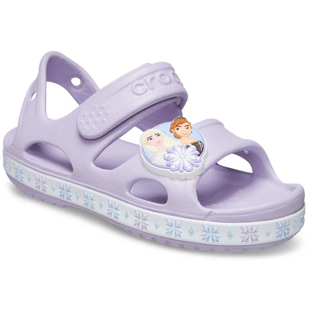 Purple Girls' Crocs Fun Lab Disney Frozen II Sandals | NZ 1603JPQJ